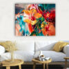 Colorful Flower Oil Picture HandPainted On Canvas