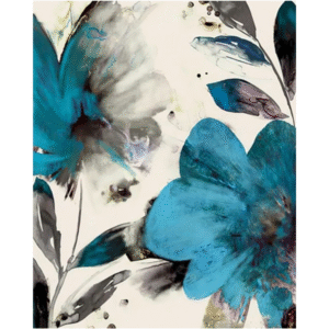 Blue Flower Acrylic Paint By Number